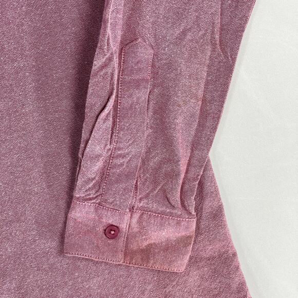 Blair Top Women Size M Pink Button Up Embroidered Floral 100% Cotton STAINS - Picture 3 of 7